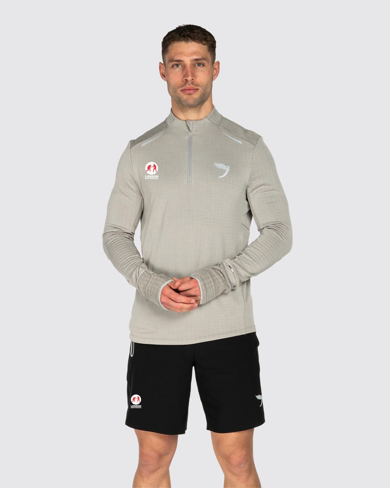 Tempo 1/4 Zip Warm Weight Running Top Fly X London Shootfighters