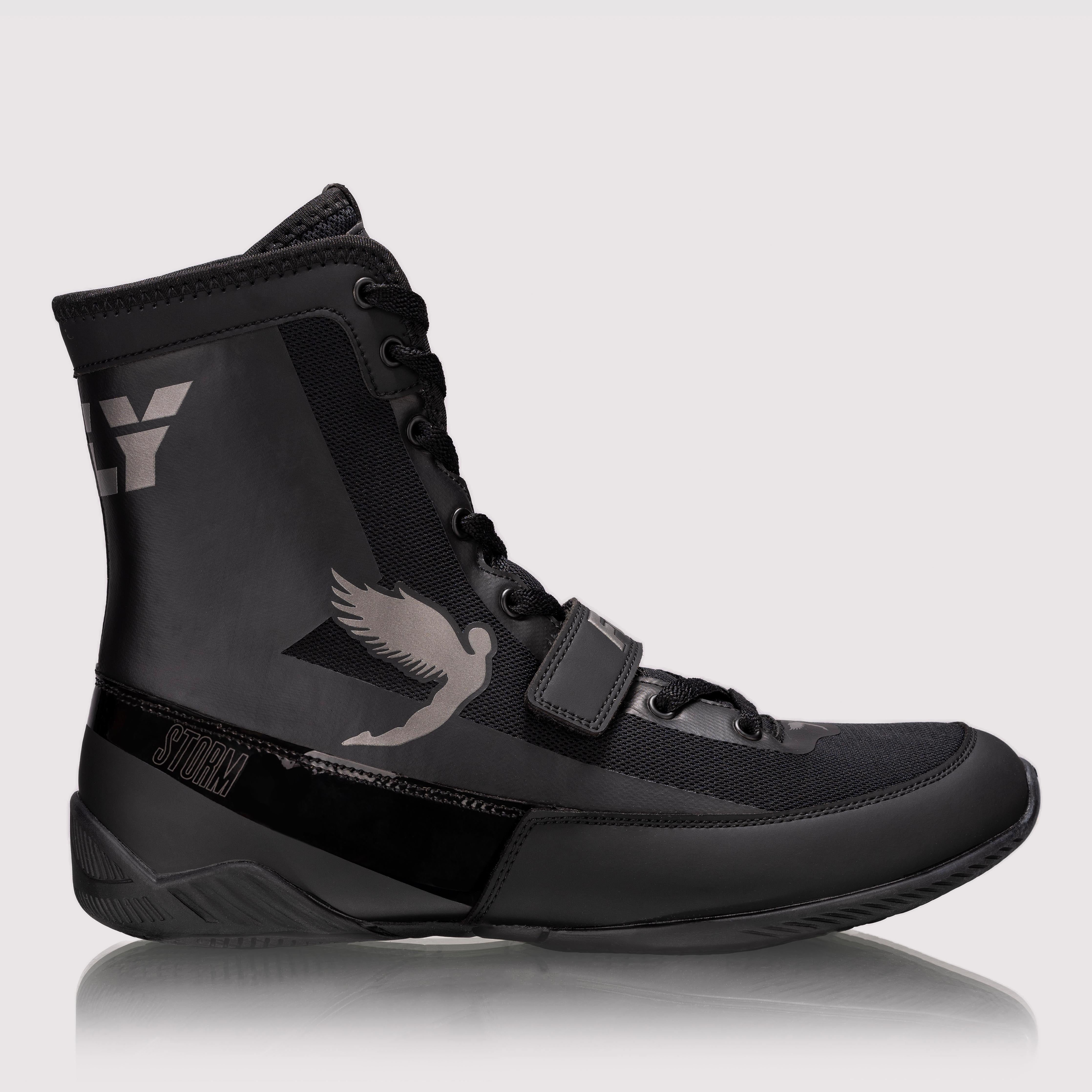 Storm Boxing Boots In Black – FLY REST OF WORLD