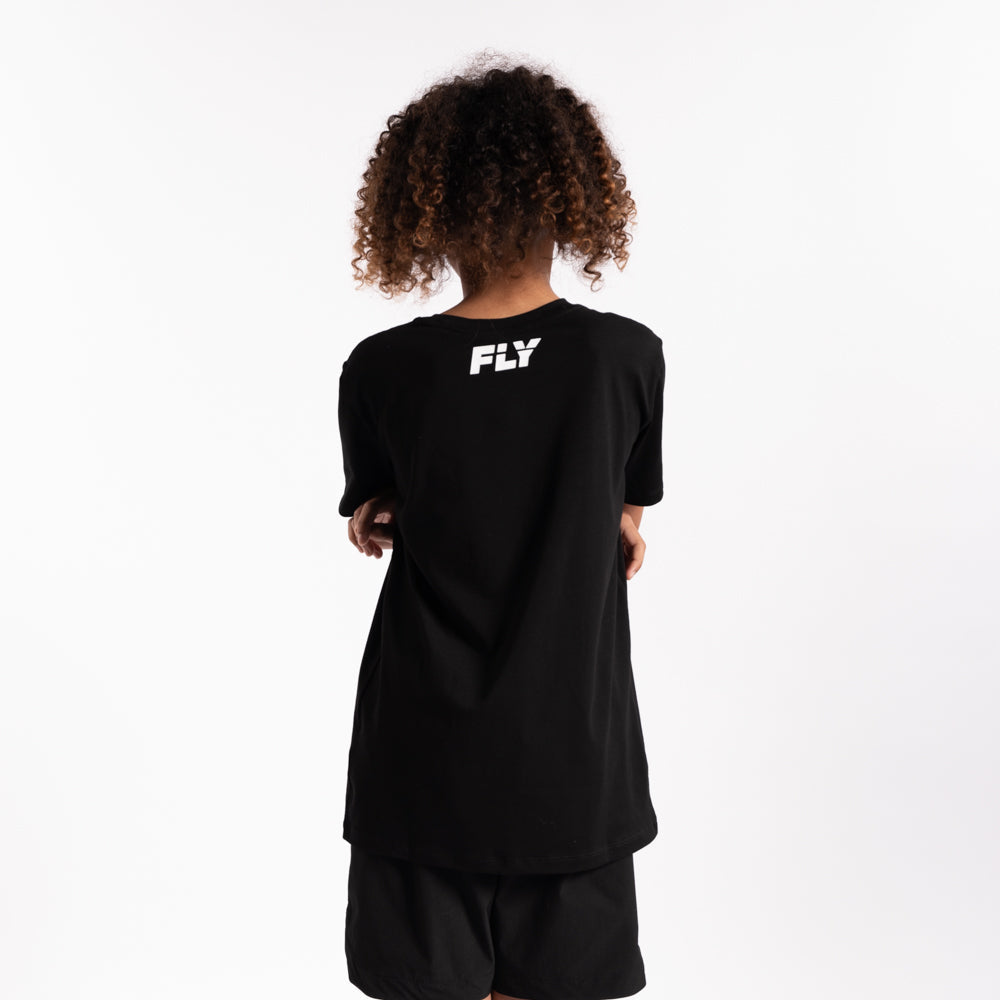 Kids Big Logo Tee Black (7584952942844) (7790550352116)