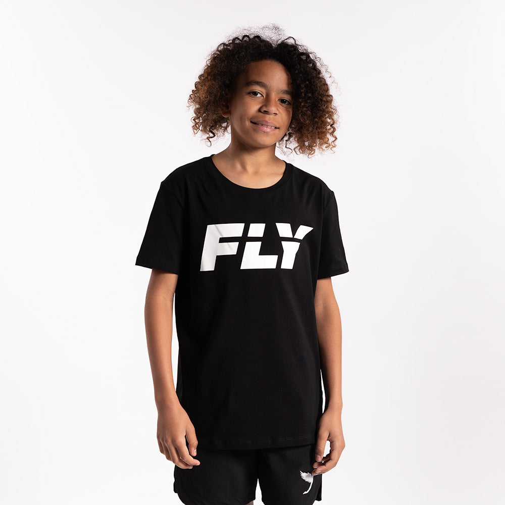 Kids Big Logo Tee Black (7584952942844) (7790550352116)