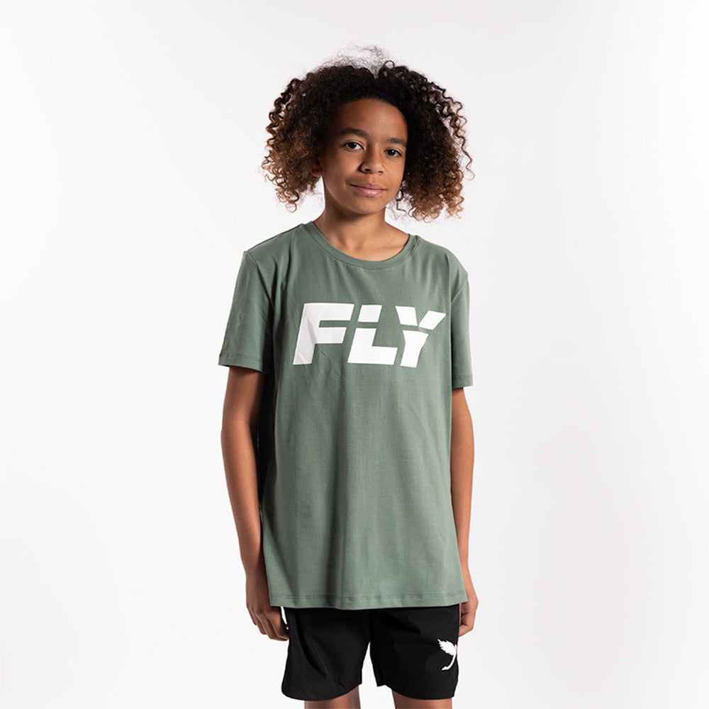 Kids Big Logo Tee Green (7584956776700) (7790550319348)