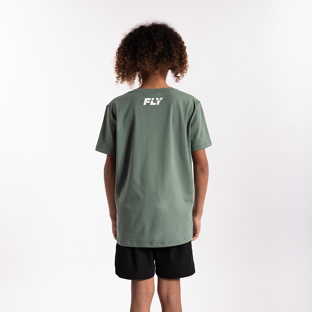 Kids Big Logo Tee Green (7584956776700) (7790550319348)