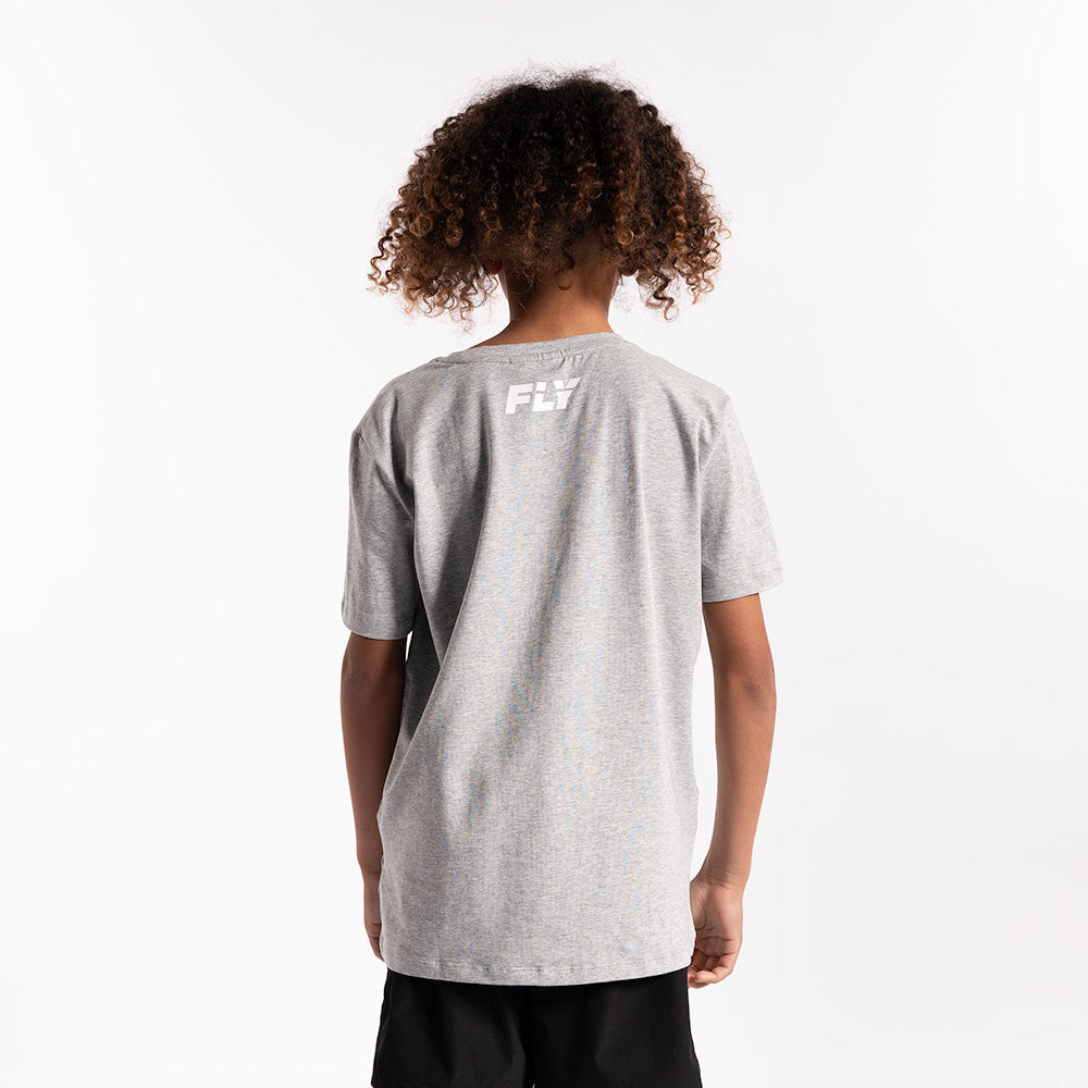 Kids Big Logo Tee Grey (7584964018428) (7790550221044)