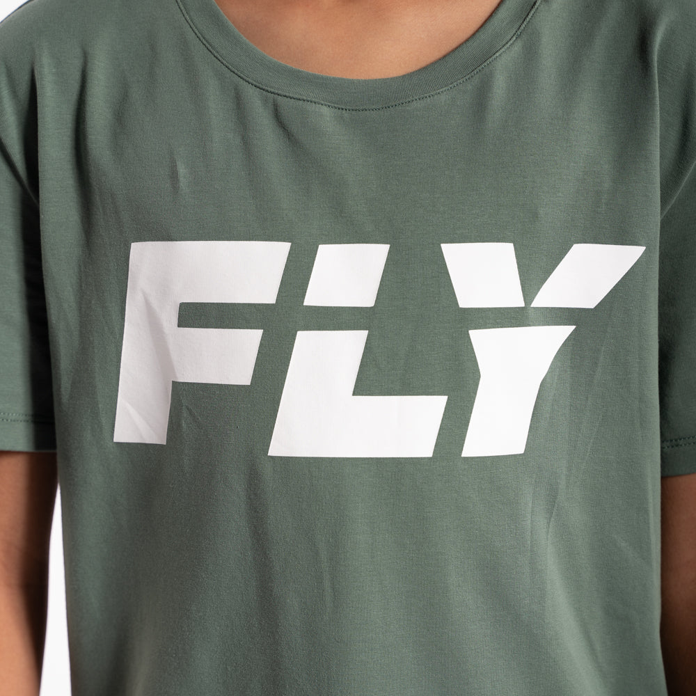 Kids Big Logo Tee Green (7584956776700) (7790550319348)