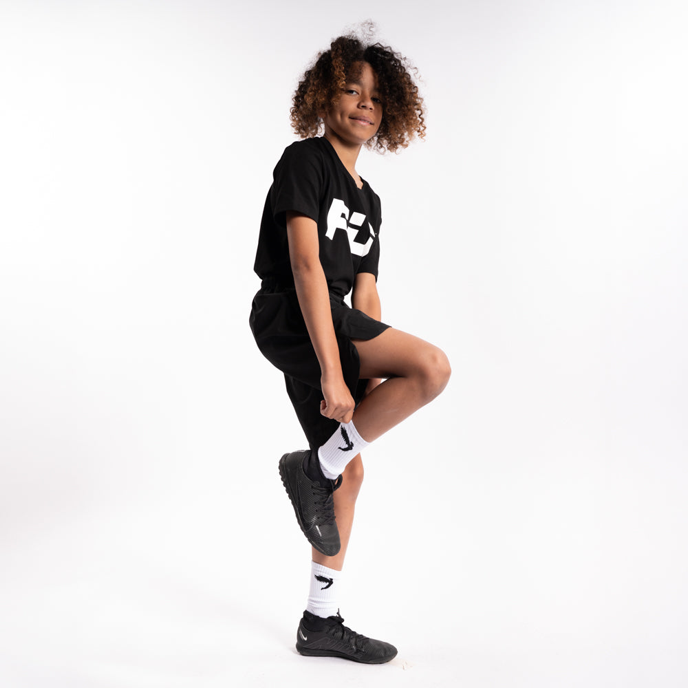 Kids Big Logo Tee Black (7584952942844) (7790550352116)